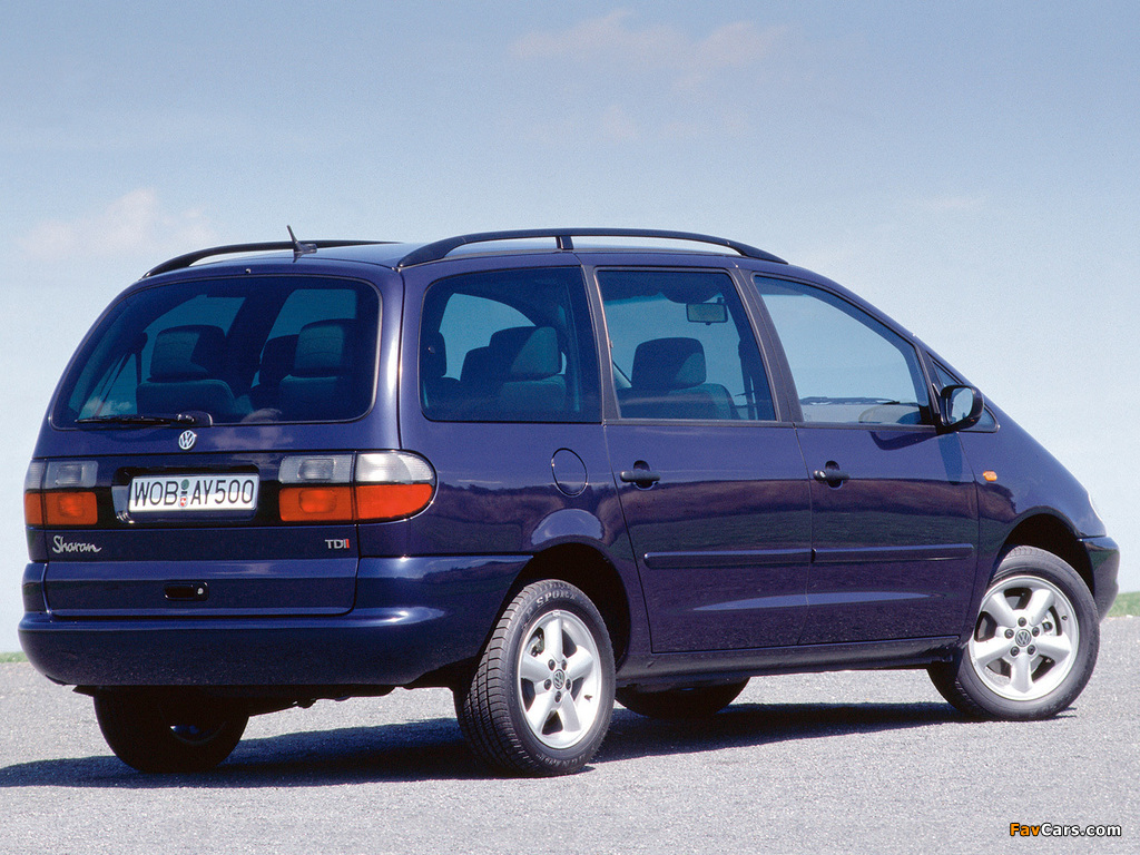 Volkswagen Sharan 1995–2000 wallpapers (1024 x 768)