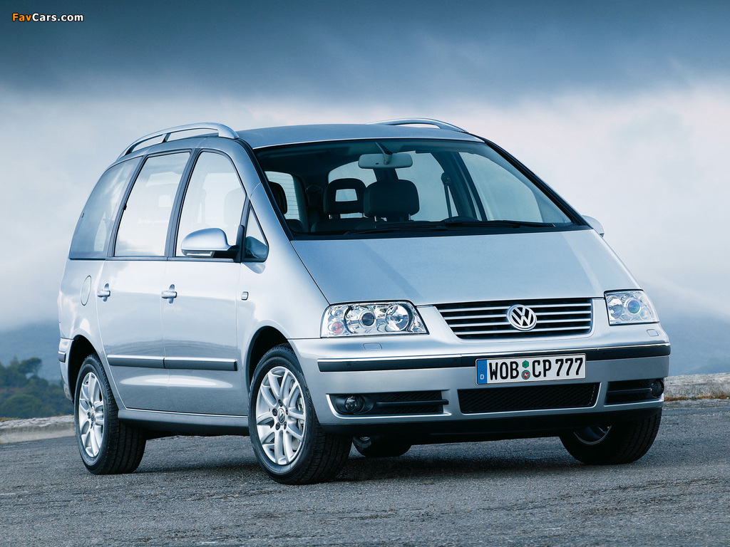Volkswagen Sharan 2004–10 pictures (1024 x 768)