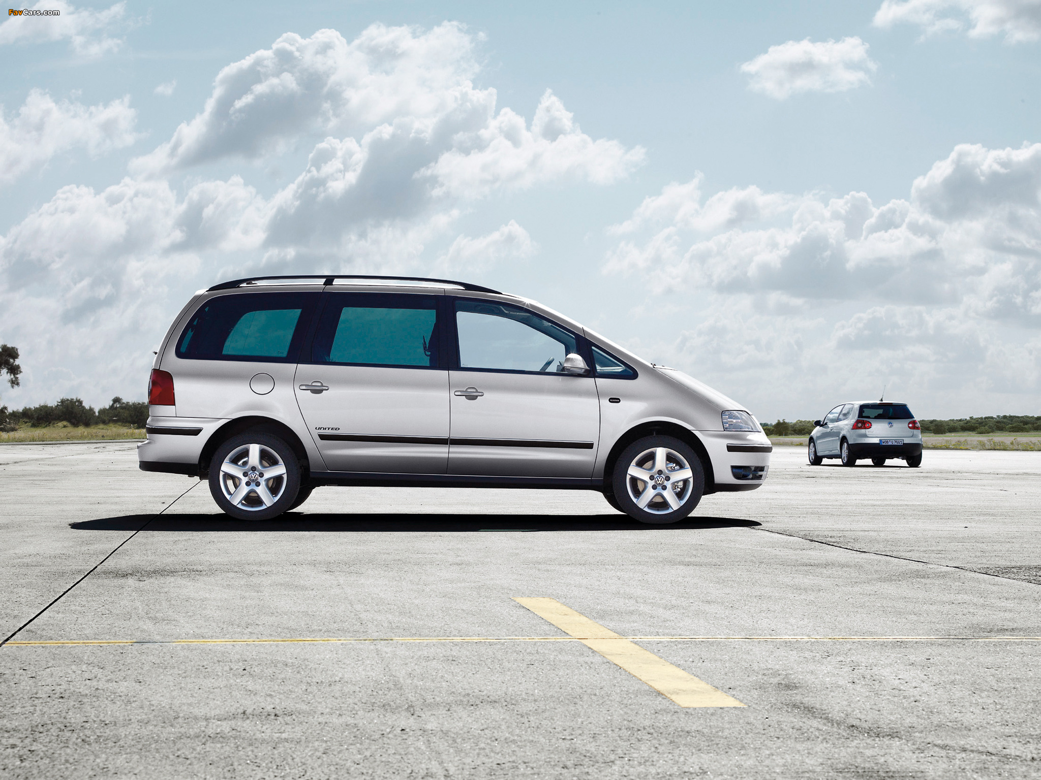 Volkswagen Sharan United 2007 wallpapers (2048 x 1536)