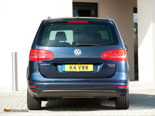 Volkswagen Sharan UK-spec 2010 pictures (640 x 480)