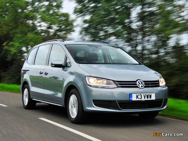 Volkswagen Sharan UK-spec 2010 pictures (640 x 480)