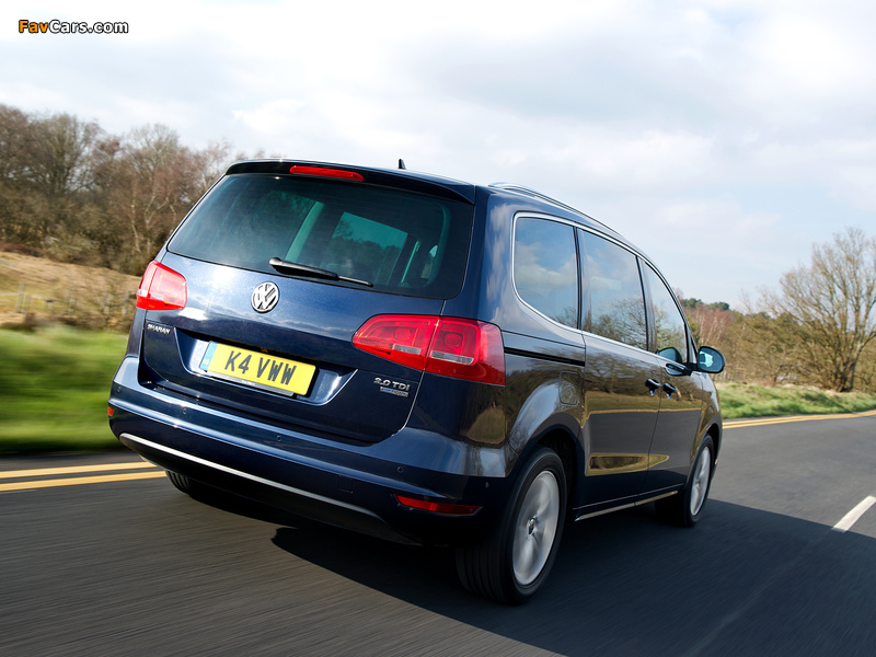 Volkswagen Sharan UK-spec 2010 wallpapers (800 x 600)