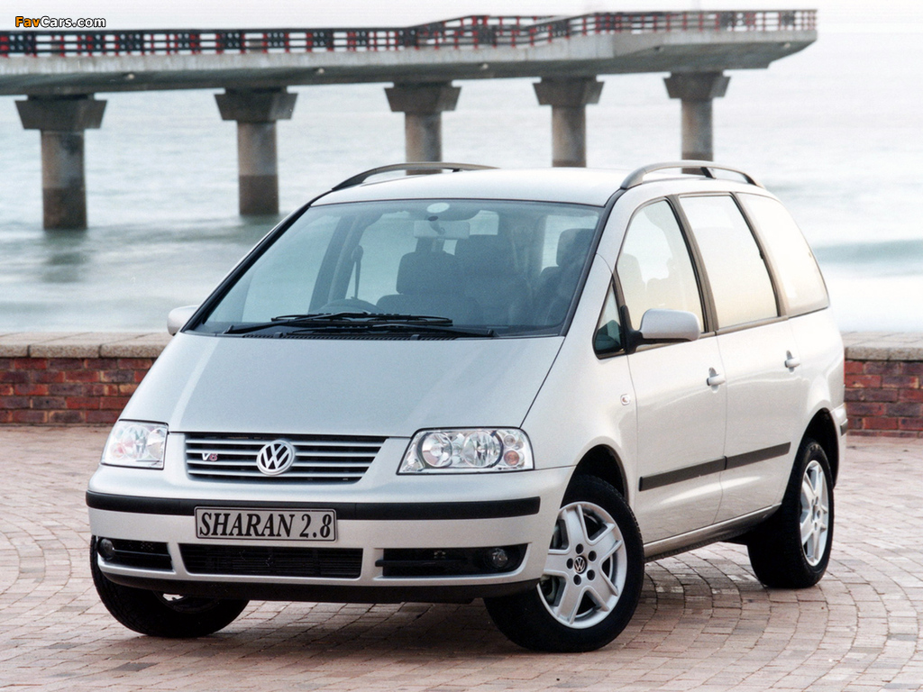 Volkswagen Sharan ZA-spec 2000–04 wallpapers (1024 x 768)