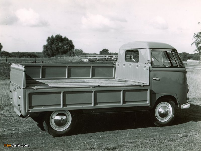 Photos of Volkswagen T1 Single Cab Pickup 1952–67 (800 x 600)