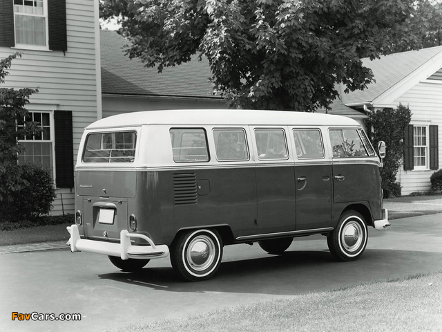 Photos of Volkswagen T1 Deluxe Bus 1963–67 (640 x 480)