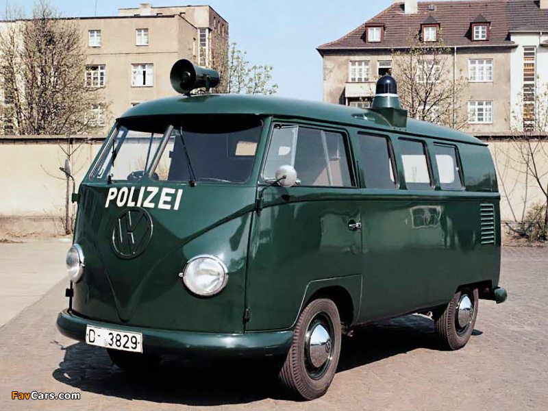 Volkswagen T1 Polizeiwagen 1950–67 images (800 x 600)