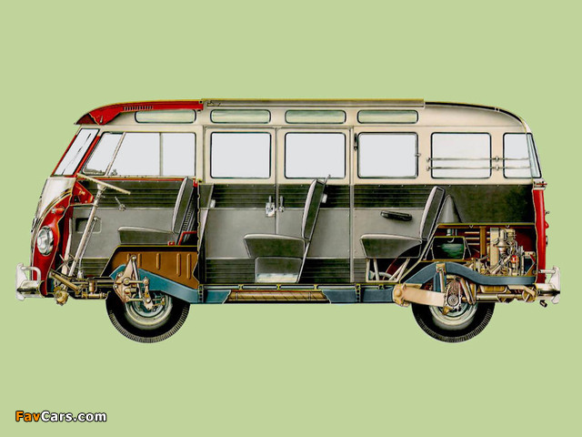 Volkswagen T1 Deluxe Samba Bus 1951–63 pictures (640 x 480)