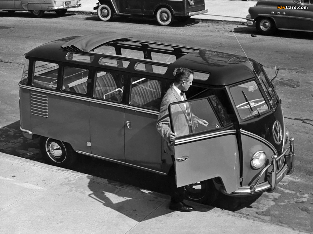Volkswagen T1 Deluxe Samba Bus 1951–63 wallpapers (1024 x 768)
