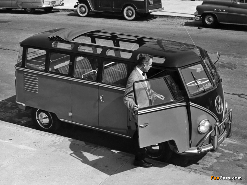 Volkswagen T1 Deluxe Samba Bus 1951–63 wallpapers (800 x 600)