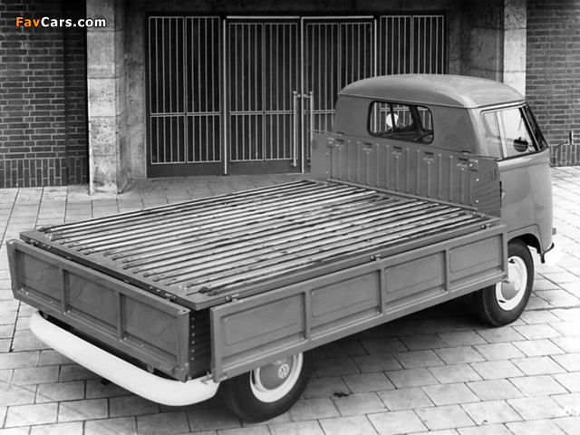 Volkswagen T1 Single Cab Pickup 1952–67 photos (640 x 480)