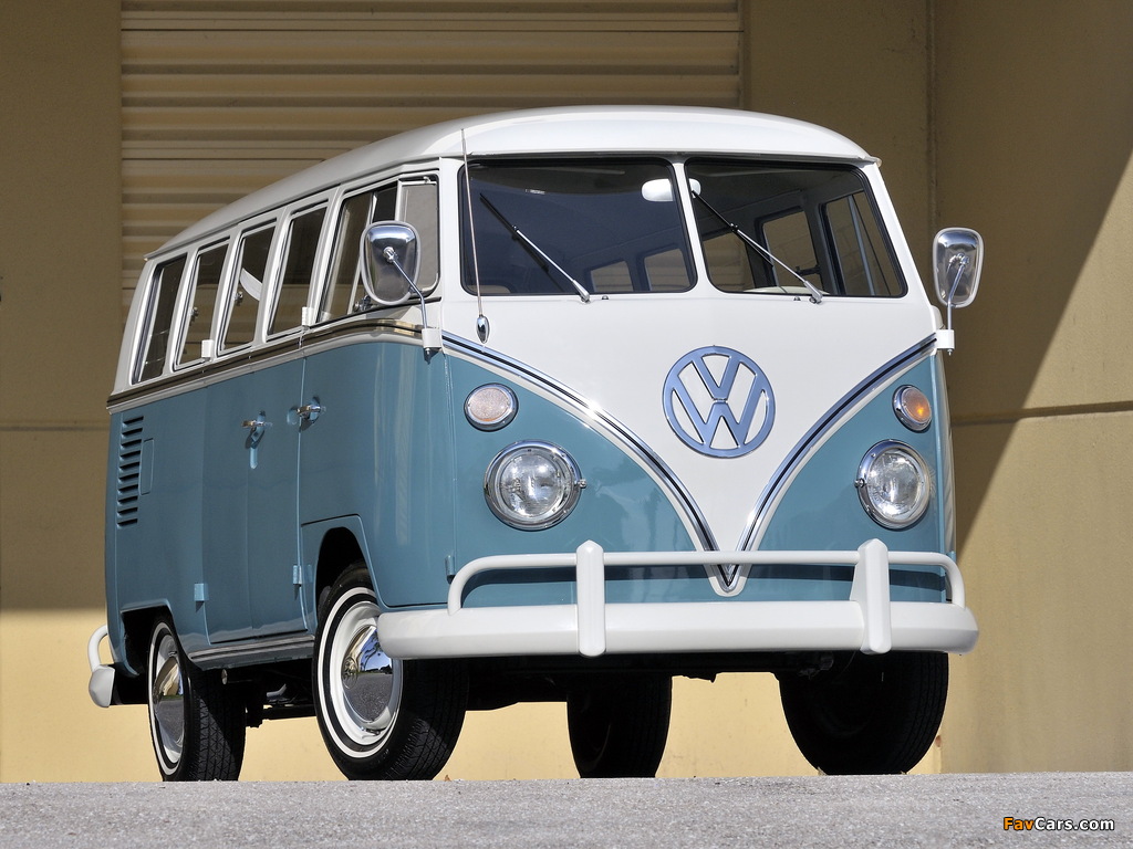 Volkswagen T1 Deluxe Bus 1963–67 wallpapers (1024 x 768)