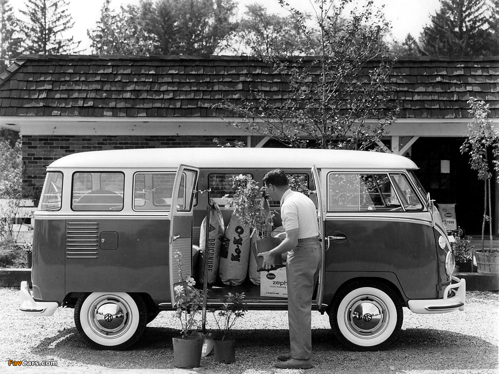 Volkswagen T1 Deluxe Bus 1951–63 wallpapers (1024 x 768)