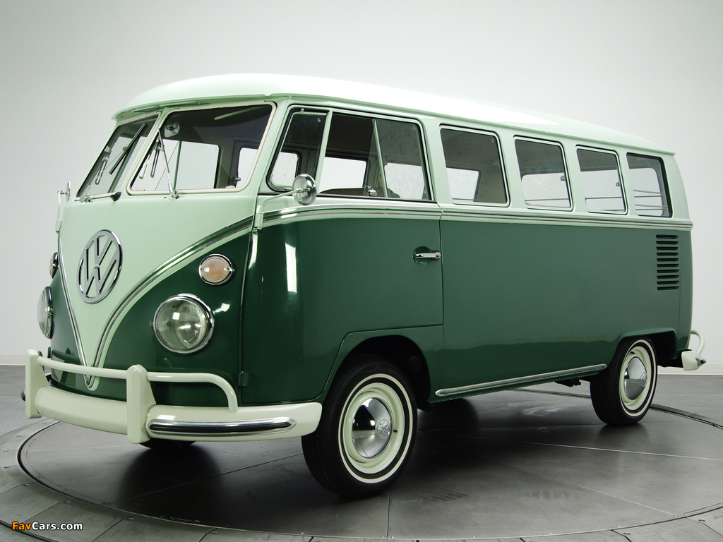 Volkswagen T1 Deluxe Bus 1963–67 wallpapers (1024 x 768)
