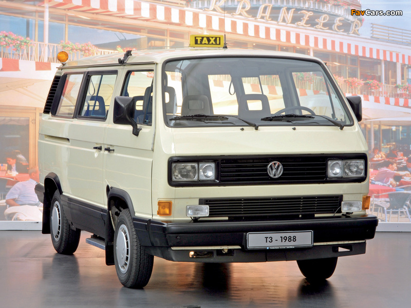Photos of Volkswagen T3 Taxi 1988–92 (800 x 600)
