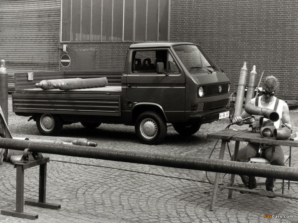 Pictures of Volkswagen T3 Transporter Pickup 1982–90 (1024 x 768)
