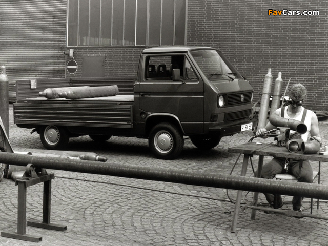 Pictures of Volkswagen T3 Transporter Pickup 1982–90 (640 x 480)