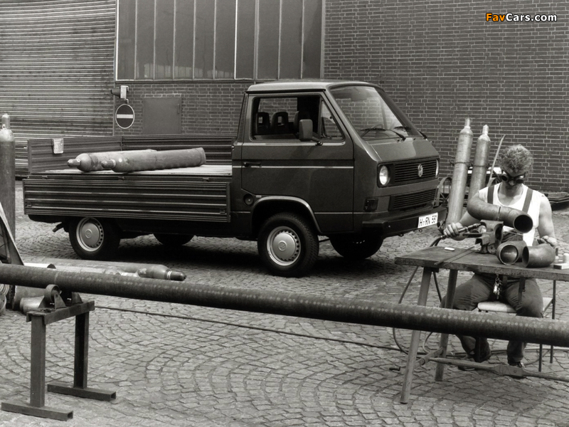 Pictures of Volkswagen T3 Transporter Pickup 1982–90 (800 x 600)