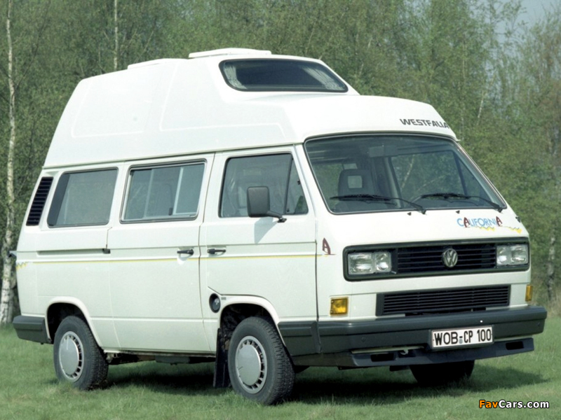 Pictures of Volkswagen T3 California by Westfalia 1988–90 (800 x 600)