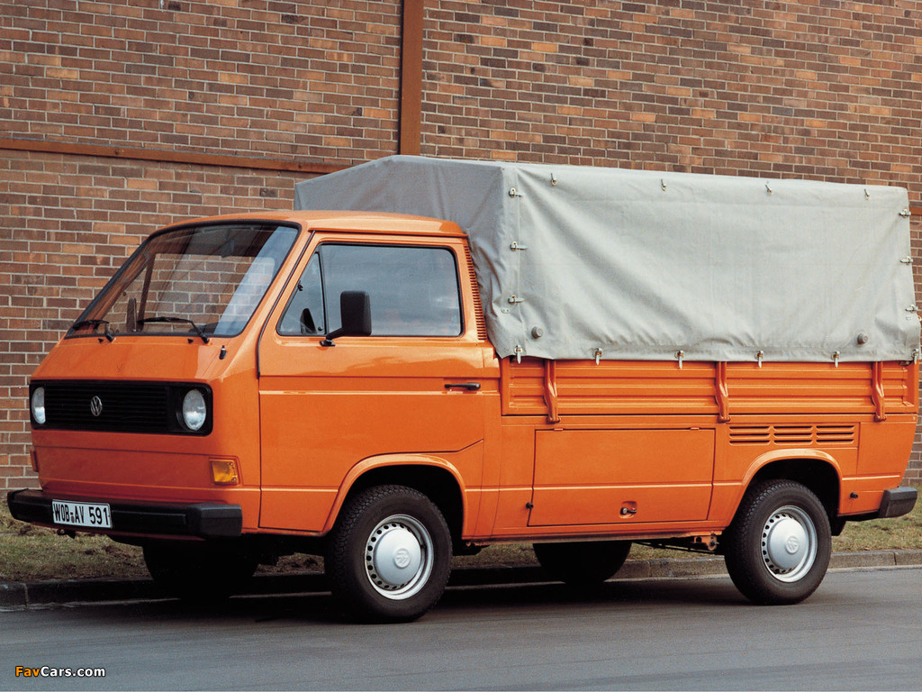 Volkswagen T3 Transporter Pickup 1979–82 photos (1024 x 768)