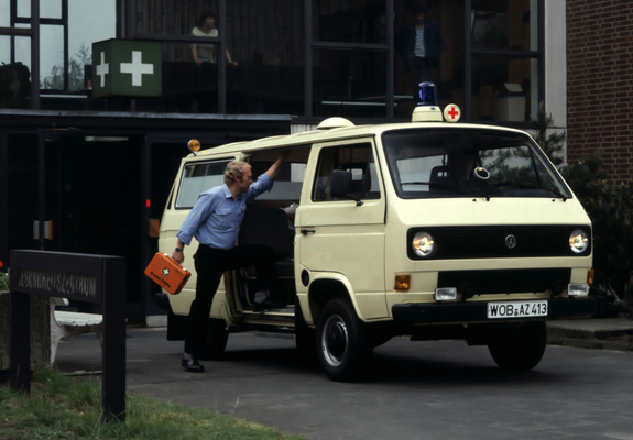 Volkswagen T3 Krankenwagen 1979–92 pictures