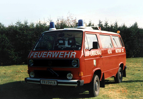 Volkswagen T3 Feuerwehr 1979–92 wallpapers