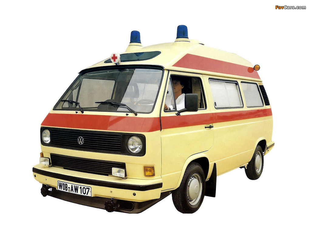 Volkswagen T3 Krankenwagen 1979–92 wallpapers (1024 x 768)