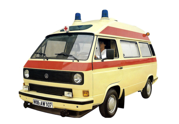 Volkswagen T3 Krankenwagen 1979–92 wallpapers