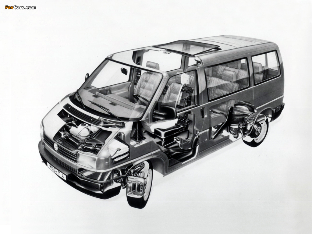 Volkswagen T4 Transporter 1990–2003 images (1024 x 768)