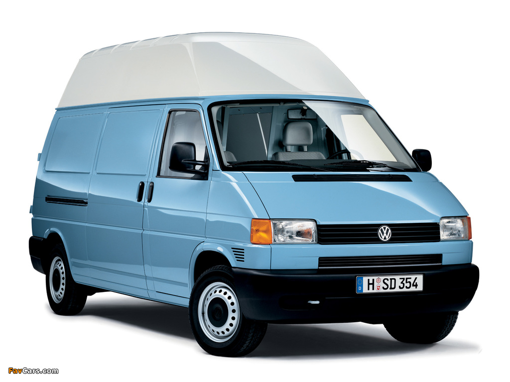 Volkswagen T4 Transporter Van High Roof 1990–2003 wallpapers (1024 x 768)