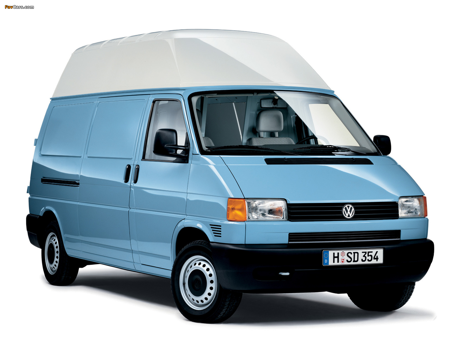 Volkswagen T4 Transporter Van High Roof 1990–2003 wallpapers (1600 x 1200)