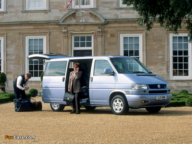 Volkswagen T4 Caravelle UK-spec 1996–2003 wallpapers (640 x 480)