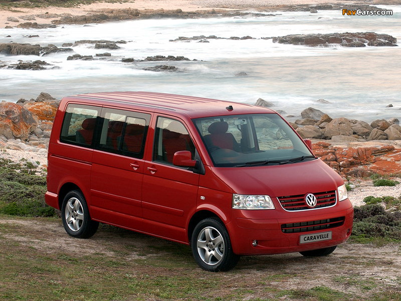 Images of Volkswagen T5 Caravelle ZA-spec 2003–09 (800 x 600)