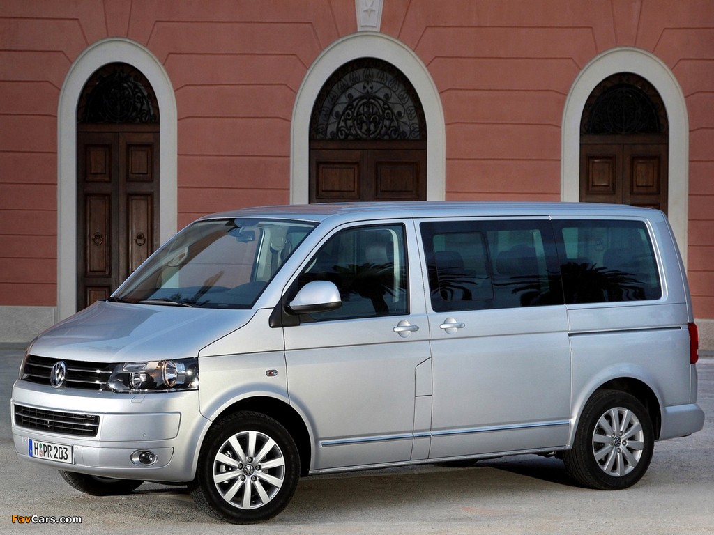Images of Volkswagen T5 Caravelle 2009 (1024 x 768)