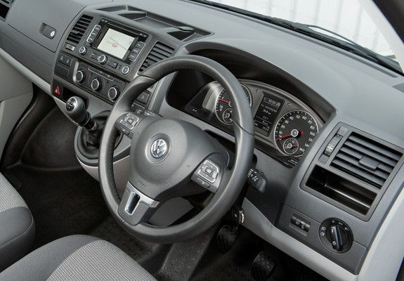 Images of Volkswagen T5 Transporter BlueMotion Van UK-spec 2012