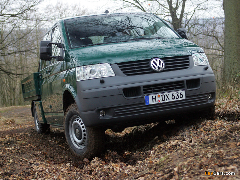 Photos of Volkswagen T5 Transporter Double Cab Pickup 2003–09 (800 x 600)