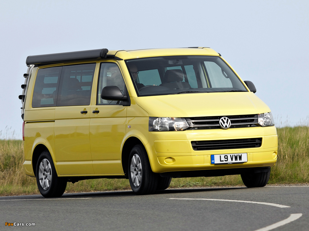 Photos of Volkswagen T5 California Beach UK-spec 2009 (1024 x 768)