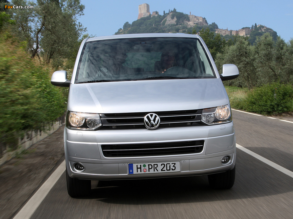 Photos of Volkswagen T5 Multivan Highline 2009 (1024 x 768)