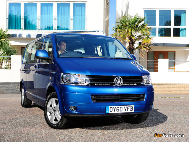 Pictures of Volkswagen T5 Caravelle UK-spec 2009 (640 x 480)