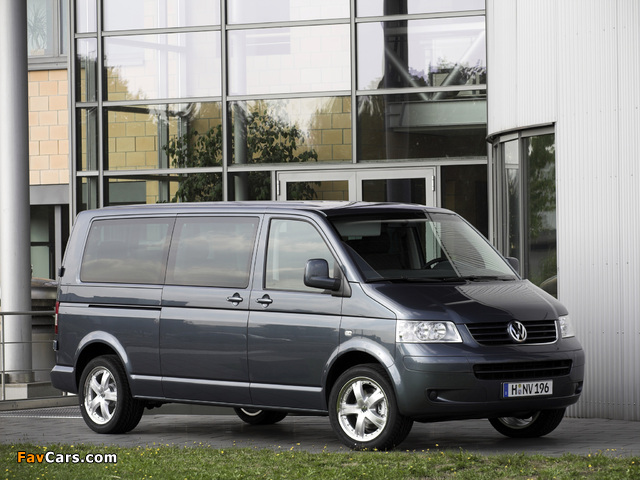 Volkswagen T5 Multivan Comfortline 2003–09 photos (640 x 480)