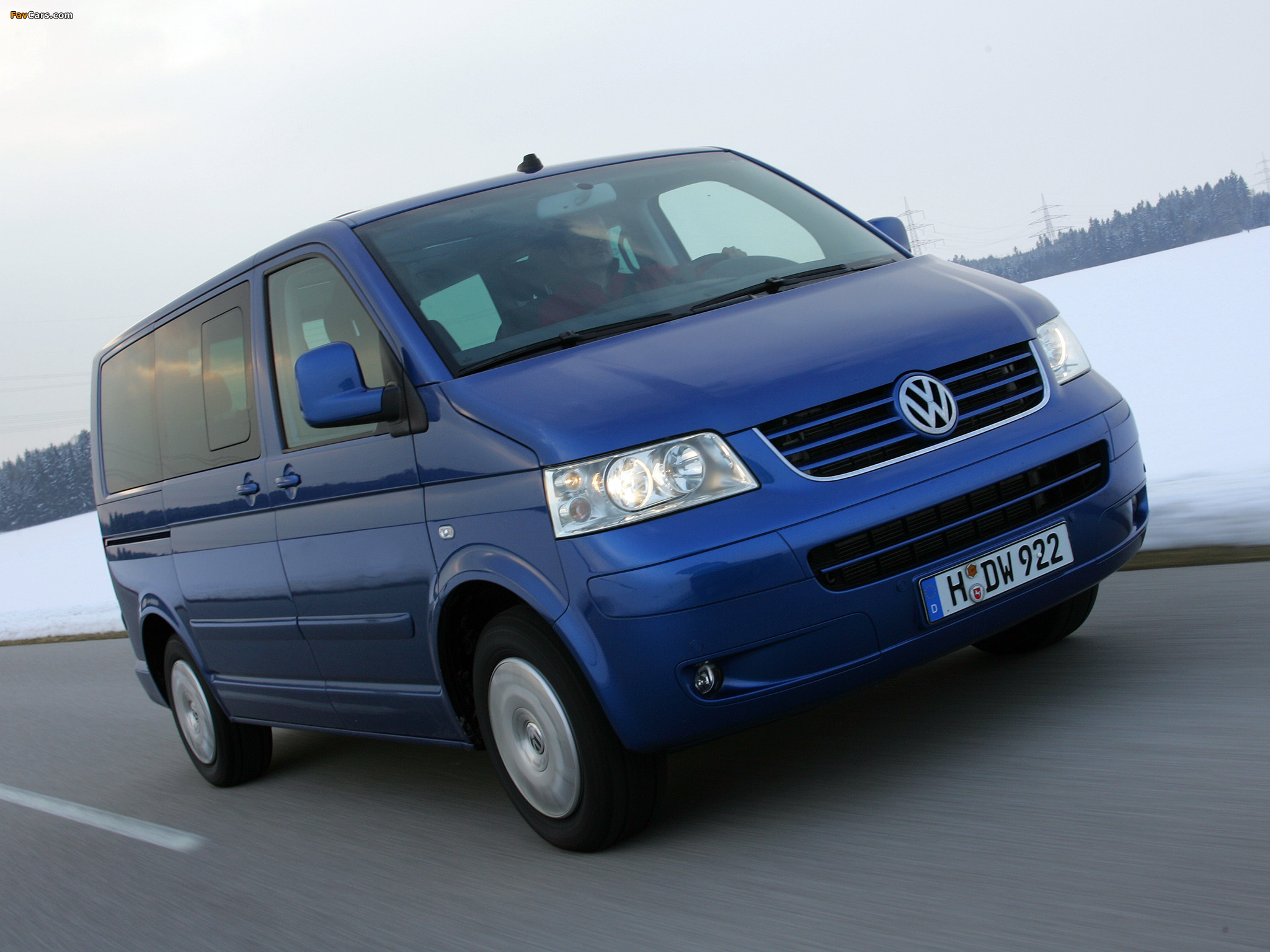 Volkswagen T5 Multivan Comfortline 2003–09 photos (2048 x 1536)