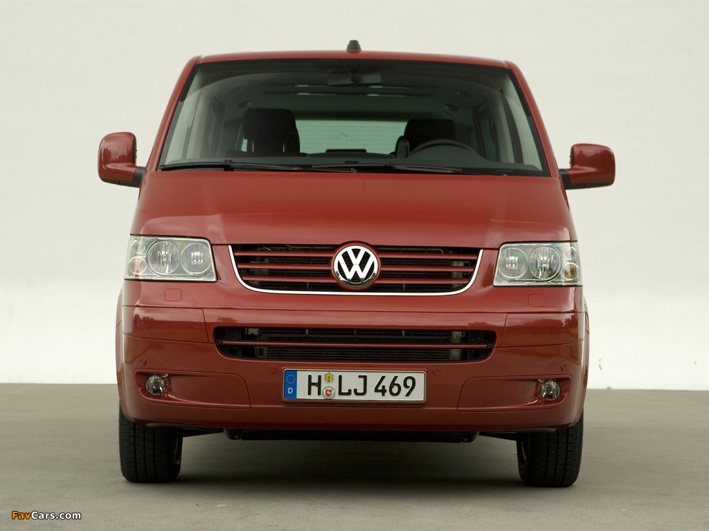 Volkswagen T5 Multivan Comfortline 2003–09 photos (1024 x 768)