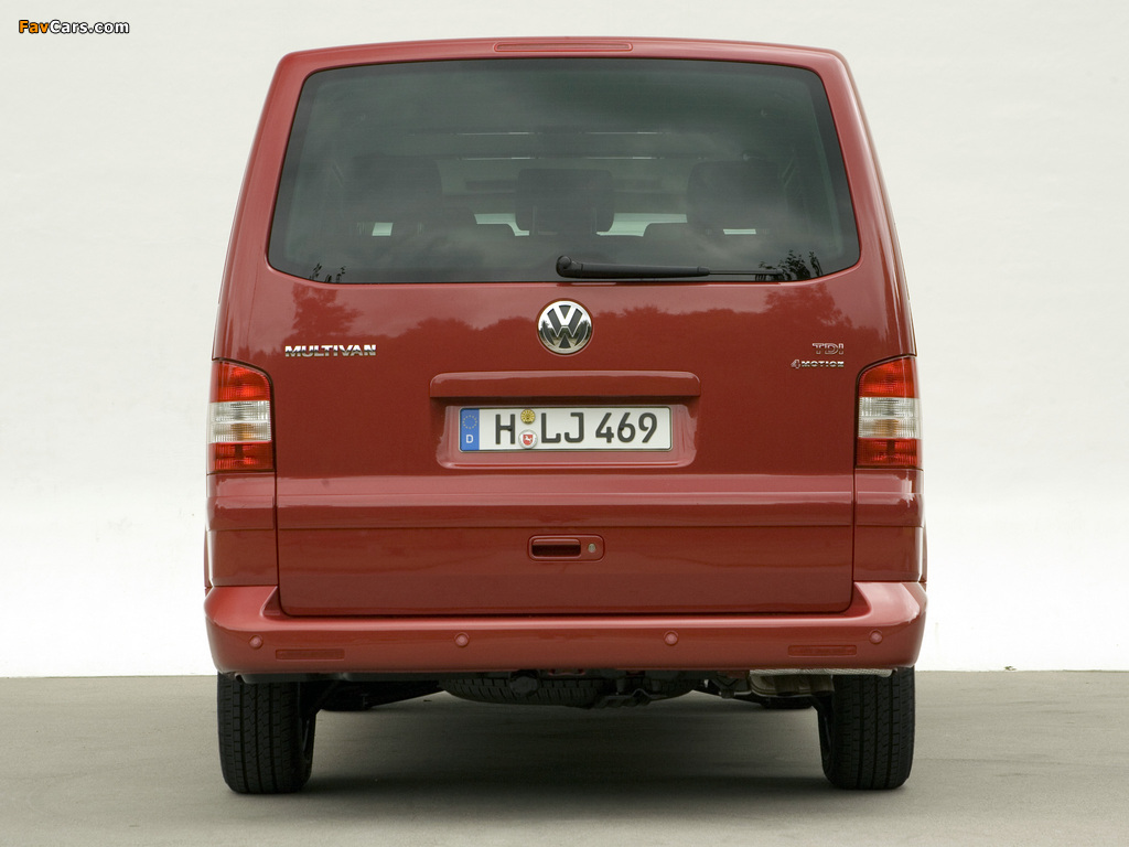 Volkswagen T5 Multivan Comfortline 2003–09 pictures (1024 x 768)