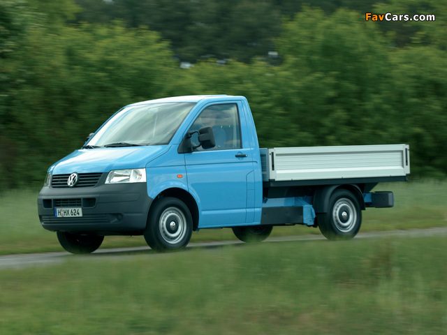 Volkswagen T5 Transporter Pickup 2003–09 pictures (640 x 480)