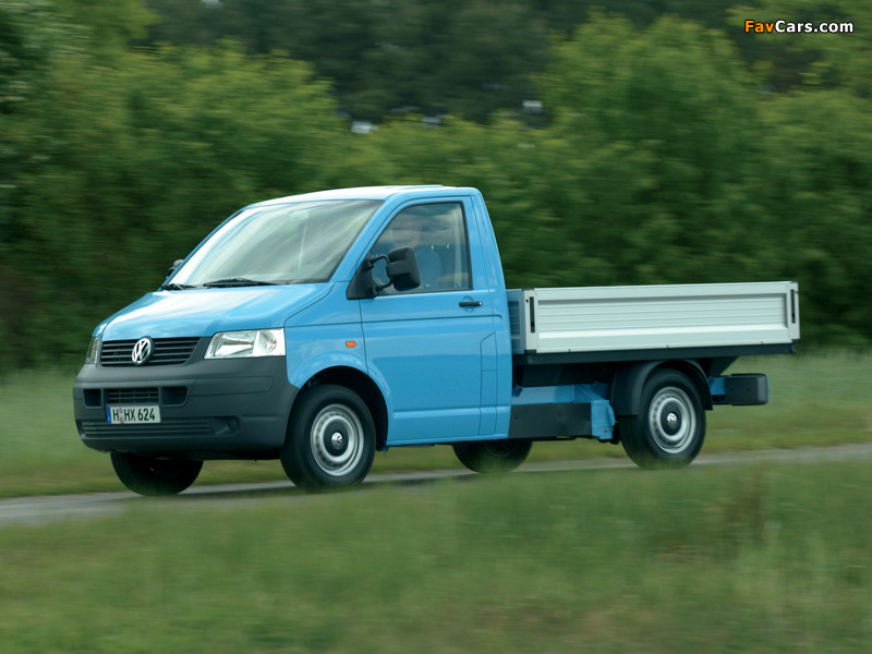 Volkswagen T5 Transporter Pickup 2003–09 pictures (800 x 600)