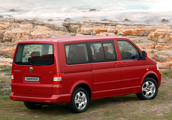 Volkswagen T5 Caravelle ZA-spec 2003–09 wallpapers