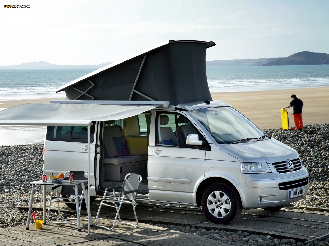 Volkswagen T5 California Comfortline UK-spec 2006–09 images (1280 x 960)