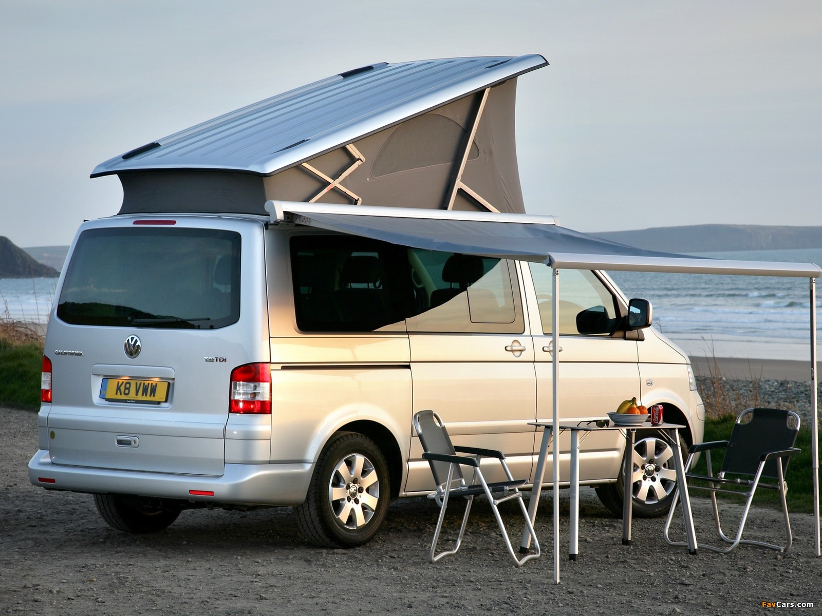 Volkswagen T5 California Comfortline UK-spec 2006–09 images (1600 x 1200)