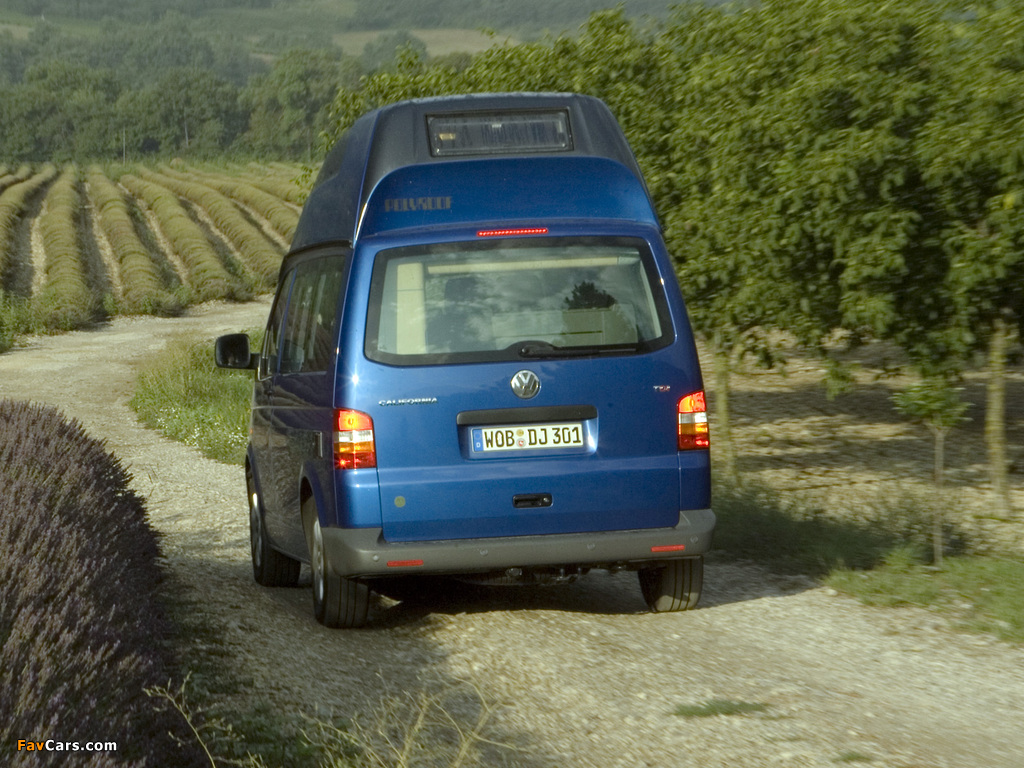 Volkswagen T5 California Trendline 2006–09 photos (1024 x 768)