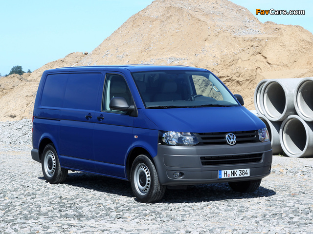 Volkswagen T5 Transporter Van 2009 images (640 x 480)