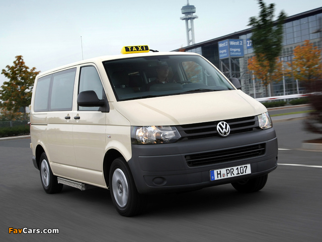 Volkswagen T5 Caravelle Taxi 2009 photos (640 x 480)